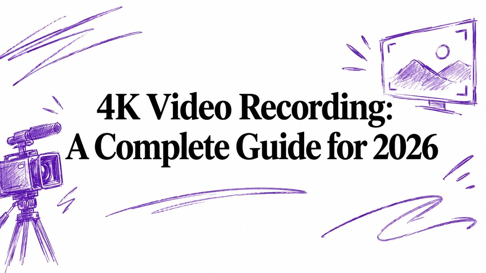4K Video Recording: A Complete Guide for 2026