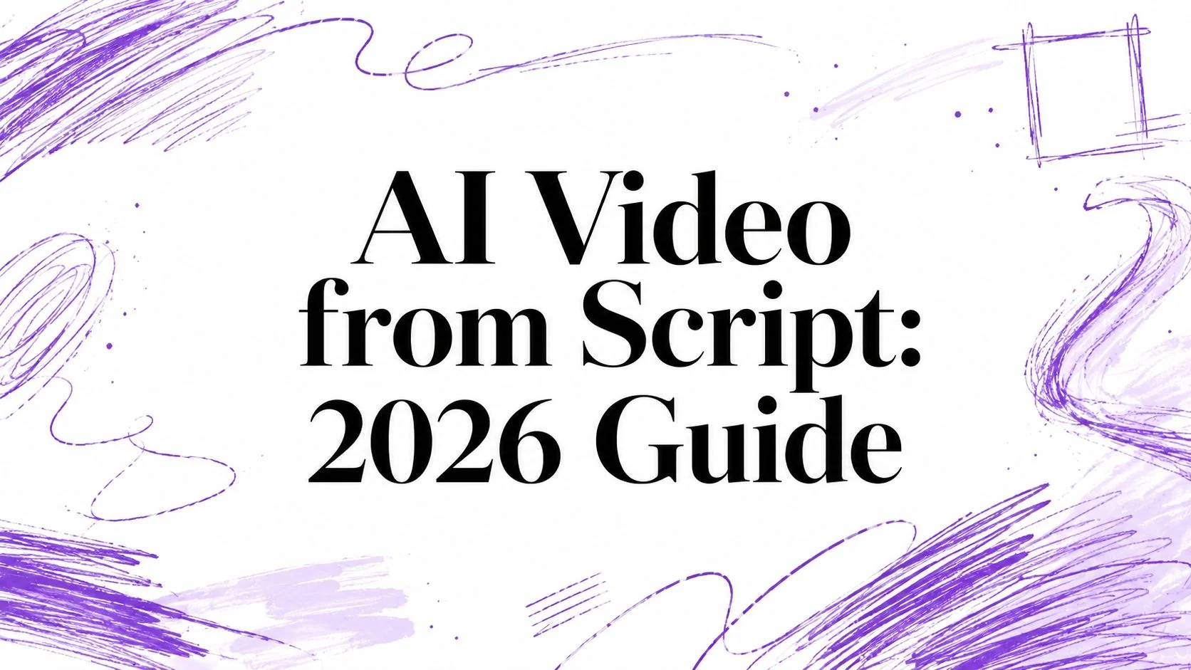 AI Video from Script: 2026 Guide