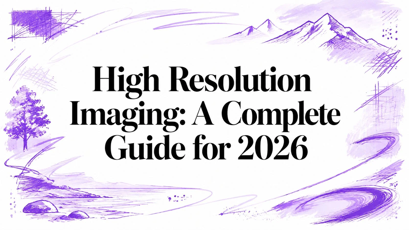 High Resolution Imaging: A Complete Guide for 2026