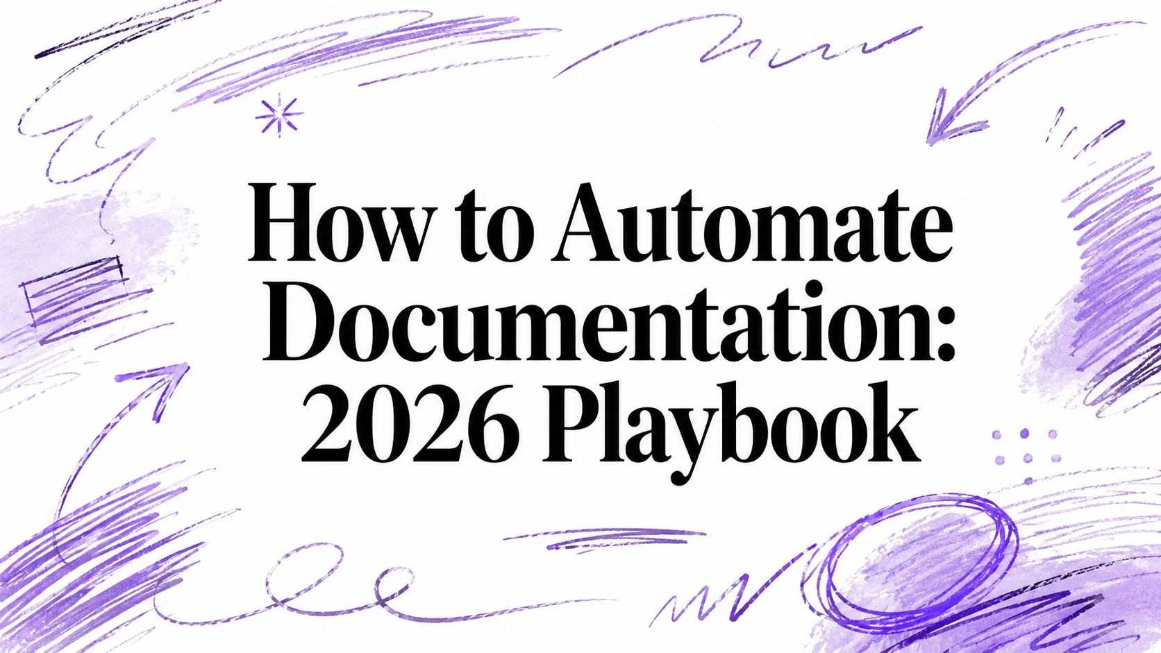 How to Automate Documentation: 2026 Playbook