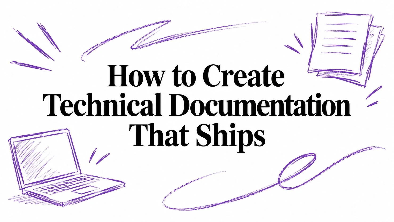 How to Create Technical Documentation That Ships