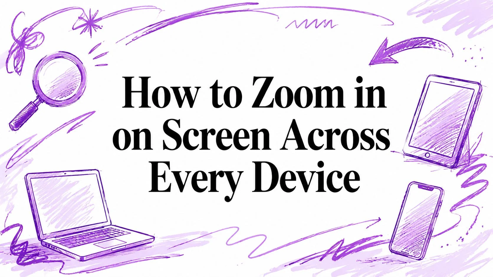 How to Zoom in on Screen Across Every Device