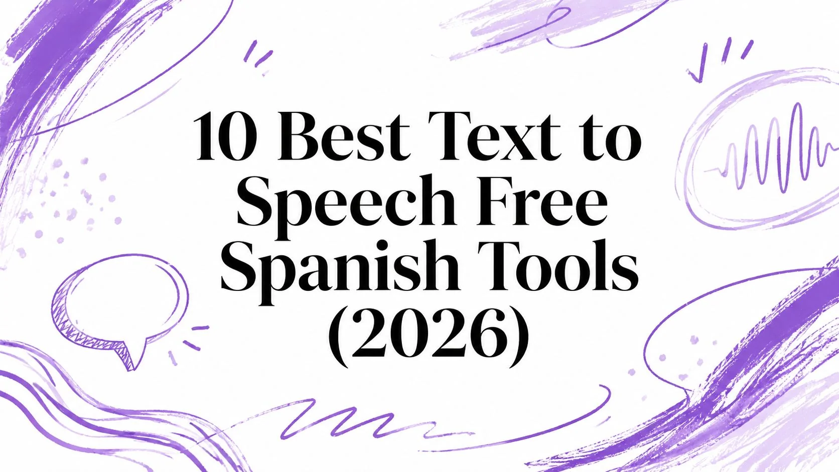 10 Best Text to Speech Free Spanish Tools (2026)