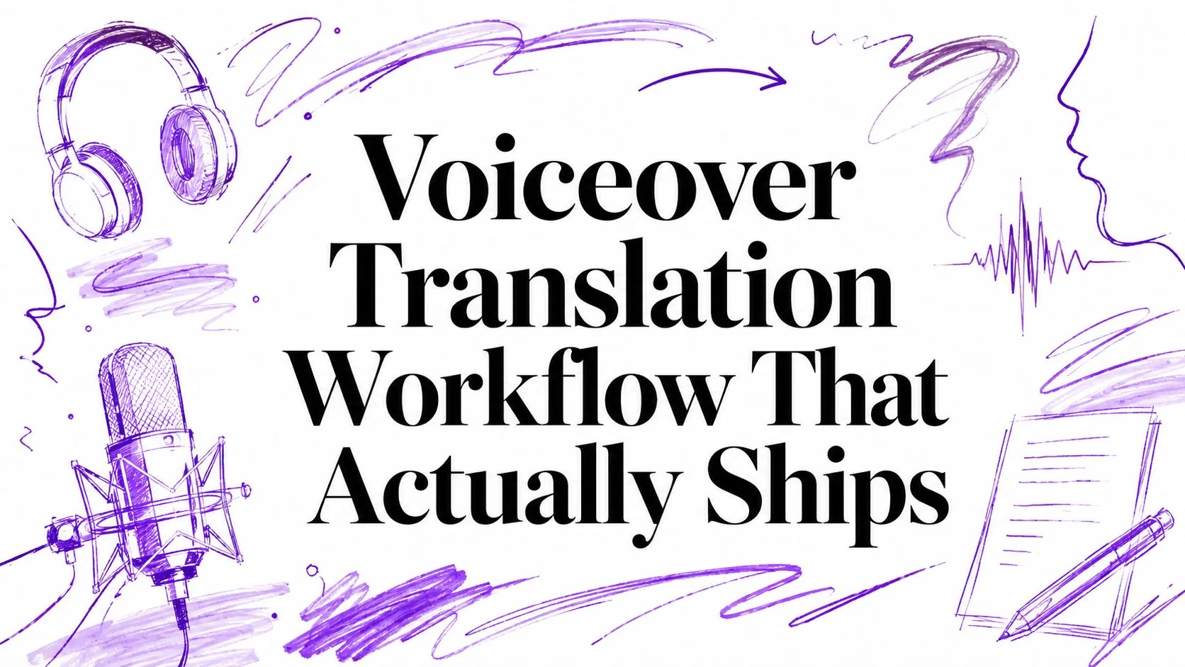 Voiceover Translation Workflow That Actually Ships
